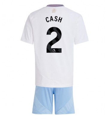 Aston Villa Matty Cash #2 Borta Kläder Barn 2024-25 Kortärmad (+ Korta byxor)
